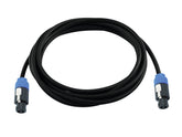 Psso Speaker Cable Speakon 2X4 1.5M Bk